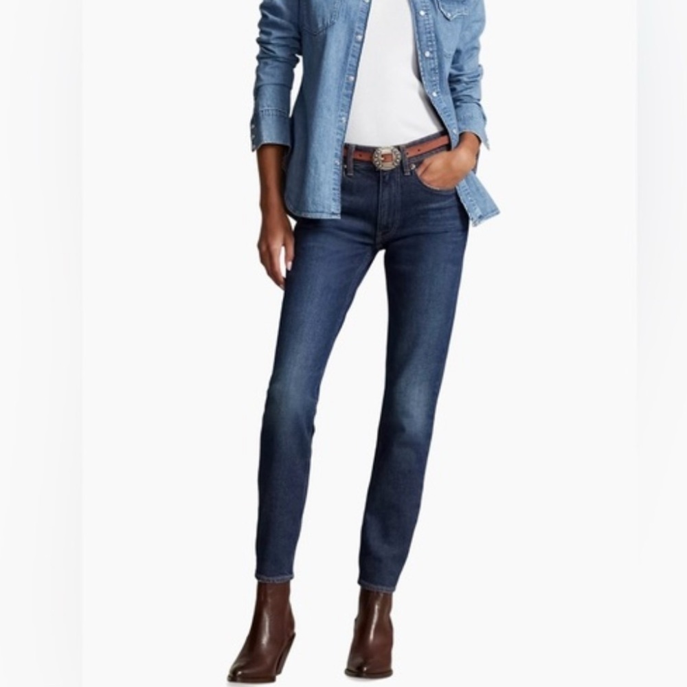 Polo Ralph Lauren The Tompkins Midrise Skinny Crop